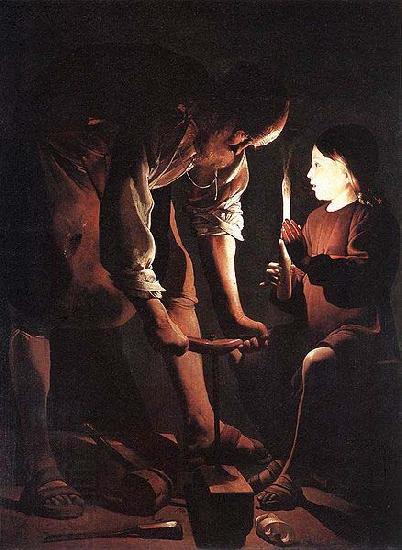 Georges de La Tour St Joseph oil painting picture